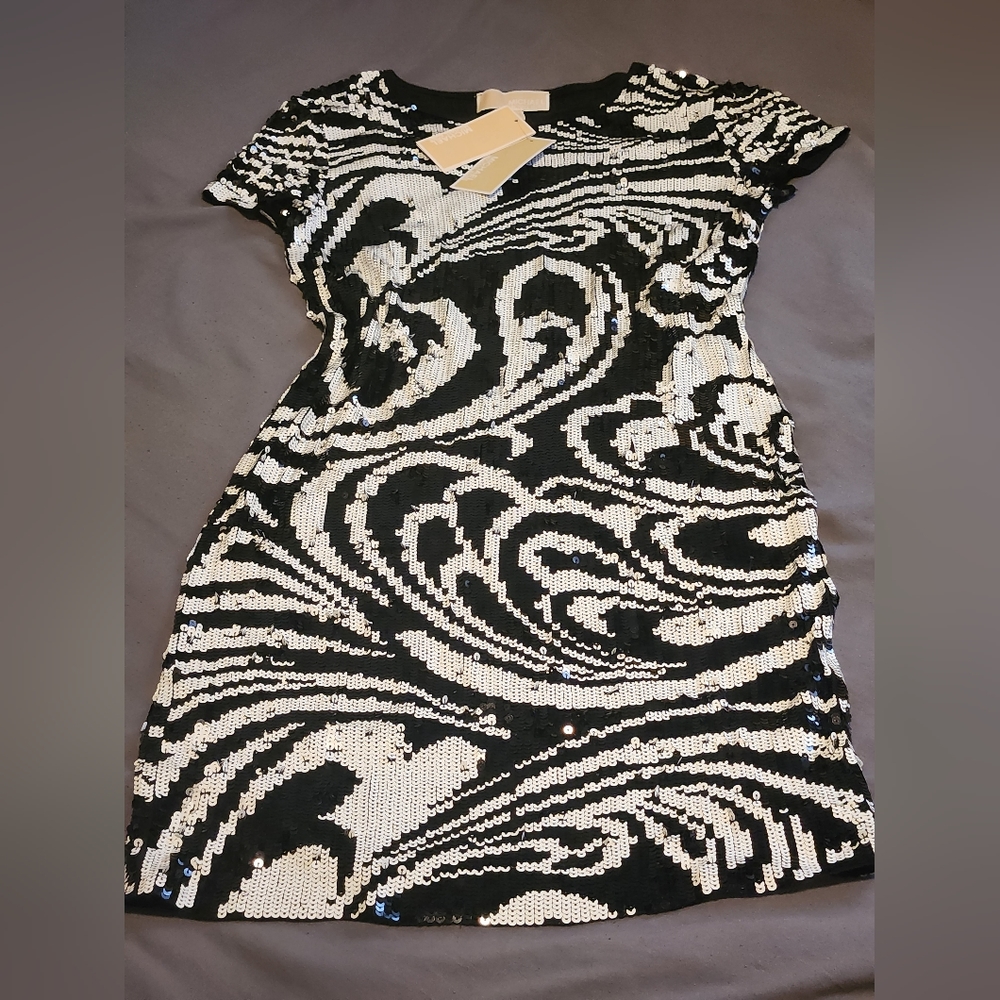 Michael Kors Sequin Jersey Dress